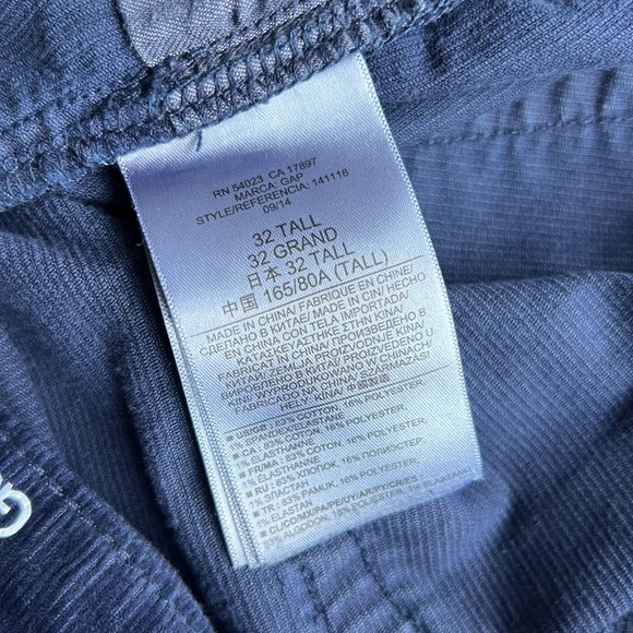 32 TALL Gap real straight corduroy pants - Picture 7 of 10